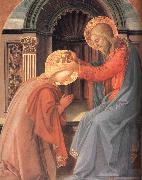 Details of The Coronation of the Virgin Fra Filippo Lippi